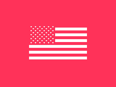 #StrongerTogether 🇺🇸 ❤️ flag heart usa vector