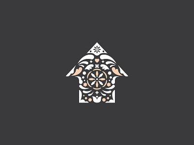 FloralHouse decorative floral flower house logo love ornament scredeck