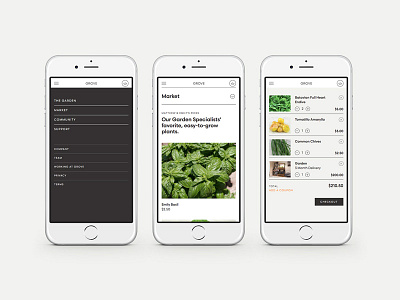 Grove on the Go craft cms craft commerce e commerce farming food gardening marketing responsive web website