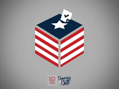 Democracy And Chill 3 america ballot chill democracy democracy and chill typography usa vote voting