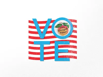 Election Day america design election flat icon logo patriotism type typography usa vote