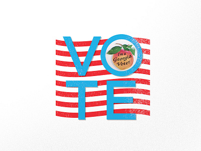 Election Day america design election flat icon logo patriotism type typography usa vote