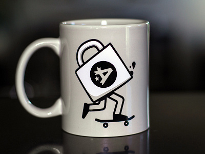 Amigos 5th Anniversary Coffee Skater amigos anniversary coffee mug skateboard skater