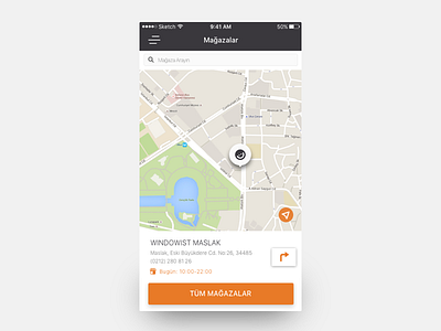 Stores doromco find location map search store ui ux