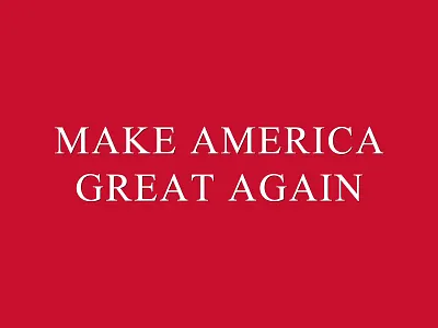 Make America Great Again maga trump