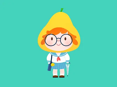 Miss Pear pear sailor suit student