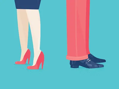 Conceptual Illustration, Divorce break conceptual divorce editorial illustration feet illustration law solicitors