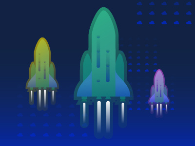 A Space Shuttle Adventure! adventure illustration rocket space space shuttle