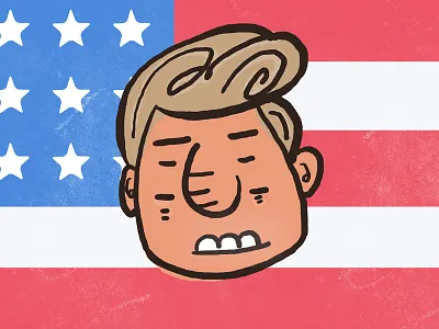 Make America Hate Again 2016 clinton donald elections hillary illustration president trump us usa