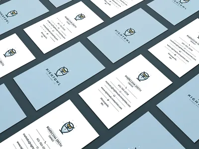 NIGHT OWL card designs bird brand clean icon identity logo mark minimal night owl stars symbol