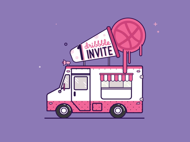One Dribbble invite dribbble giveaway invite