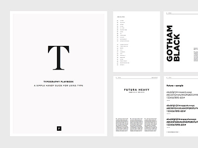 Typography Playbook book design fonts learning lessons simple type typography web