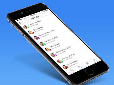 Lockitron Iphone App app interface ios ios app iphone mobile ui