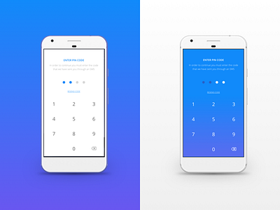 blue or white? code pincode pixel sketch verification