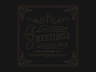 Whooops 1800s design gin illustration typography vintage