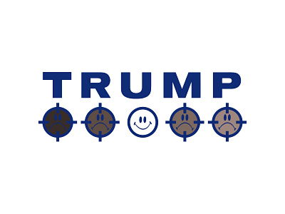 I'm shook election hate politics smiley trump typography