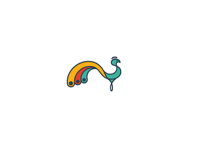 Peacock2 branding icon illustration logo logo design mark modernism peacock symbol