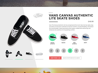 Shoe ecommerce product card ecommerce product shoes skating vans