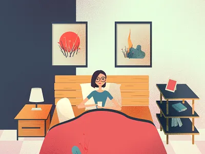 Pink Room bed bedroom girl glowing studio glowingstudio house laem love motion phone pink room