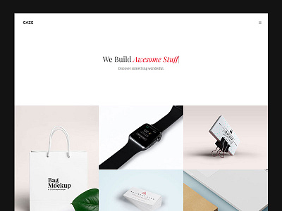 Gaze HTML Amsterdam Portfolio Demo agency bootstrap creative gaze html modern portfolio projects showcase template trendy unique