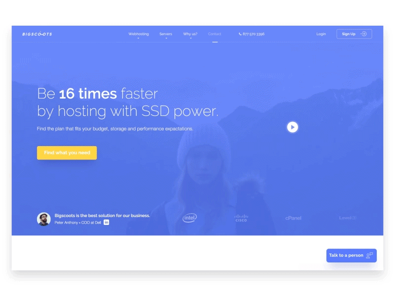 Example of Visual Front End Development