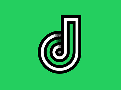 The Letter d aaronsalphabet alphabet d letter lettering loop type typography