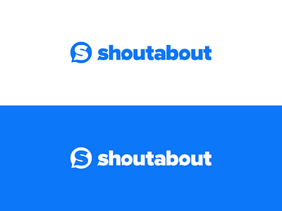 Shoutabout identity design identity letterform logo logotype mark symbol