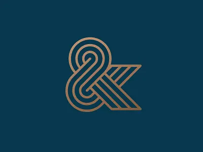 Ampersand ampersand letter logo logotype mark monogram symbol