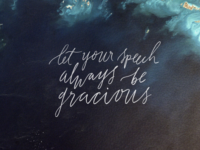 gracious brushlettering handlettering typography