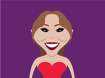 Famous Faces 5 character faces illustration