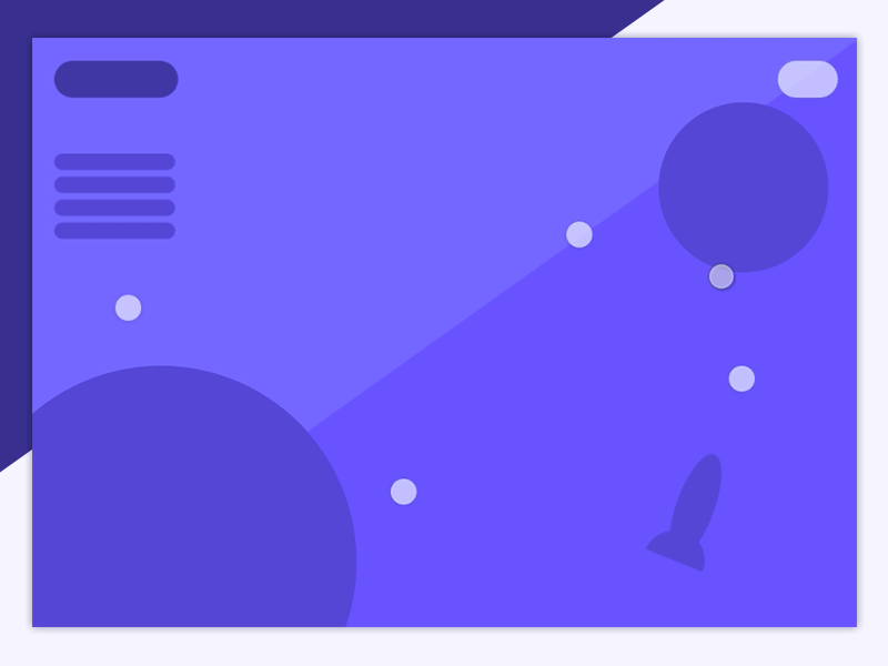 Menu Reveal - lofi motion animation flat gif interaction design interface lofi motion prototype ui ui animation ux