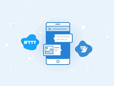 If This Then MessageBird bird blue connect ifttt integration messagebird phone sms