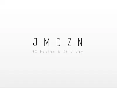JMDZN Logo branding lettering logo typography ux designer