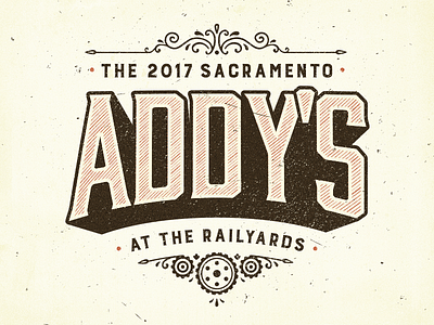 Addy's Logo V2 awards brand identity branding illustration logo logo design sacramento typography