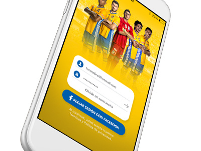 Tigres UANL APP app debut design dribbble elements graphic interface tigres uanl ui