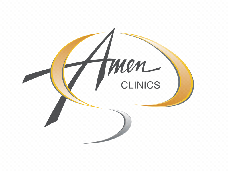 Amen Clinics animation branding clean design fancy flourish logo mograph motion simple text
