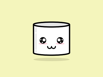 Funny marshmallows character cute funny illustration marshmallows pretty