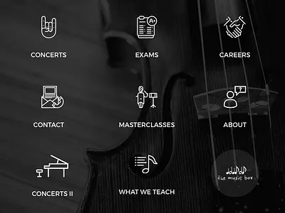 Icon Design about black concerts contact handshake icon icon design icons music website