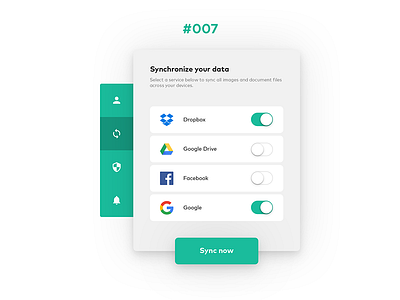 Settings #007 006 chelinge dailyui profile