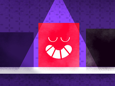 Book-tastic! book bookshelf character eyes illustration library light