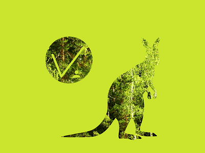 Masked kangaroo #2 graphic design illustration kangaroo mask