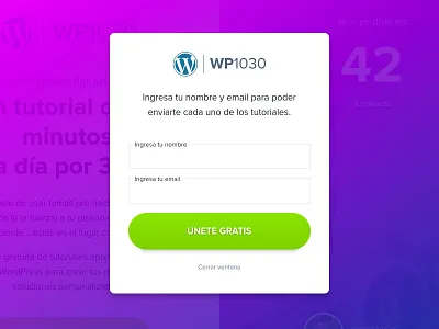 Signup form form signup webdesign