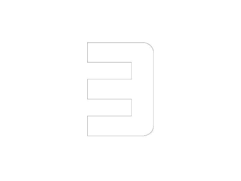 3 cell animation number red wireframe style