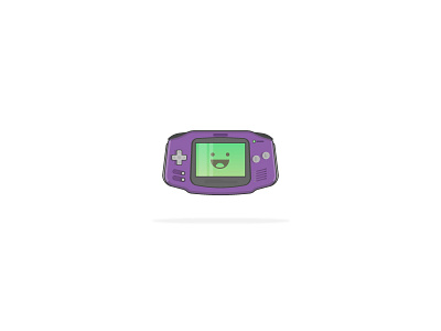 Gameboy Advanced Icon advanced game gameboy happy icon nintendo smile video game