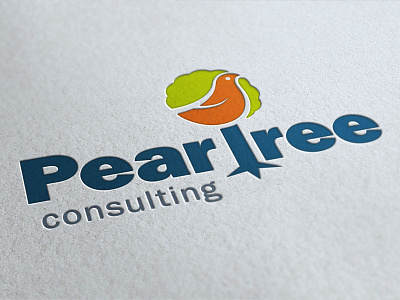 Pear Tree Consulting Logo identity logo management consultant