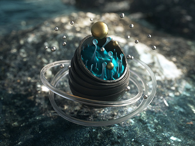 Abstract Daily 5 3d abstract cinema4d daily illustration landscape octane orb render sphere substance