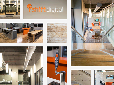 Shift Digital HQ (Part Two) branding design digital headquarters interior logo mobile shift sign web