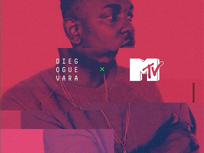 DG x MTV art direction branding design digital glitch mtv music tv