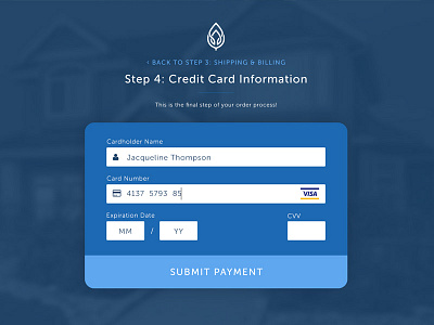 Credit Card Checkout | Week 2 | Weekly UI challenge checkout credit card dailyui ui web weeklyui