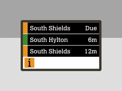 Tyne and Wear Metro Departure Board departure board metro newcastle train tyne and wear